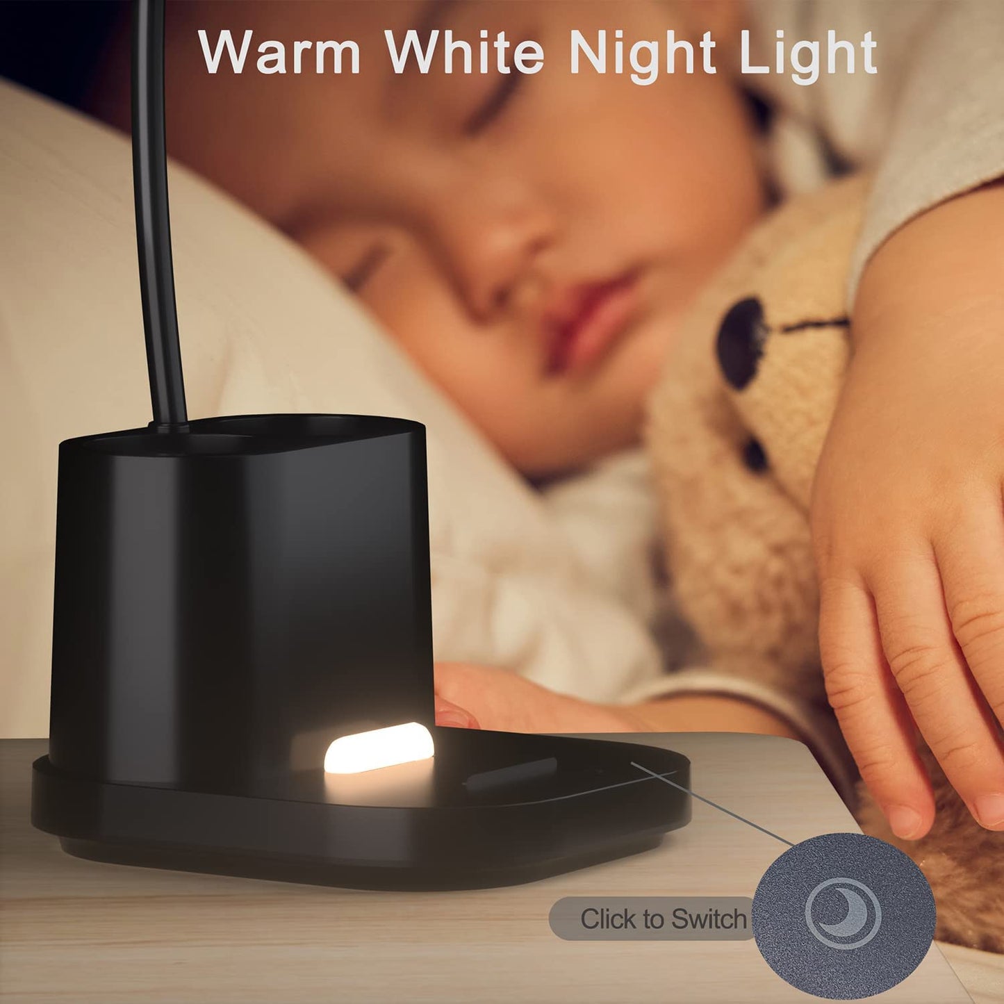 Small Desk Lamps with Pen Holder