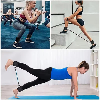 Resistance Band Set Ankle Straps 