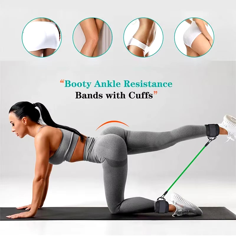 Resistance Band Set Ankle Straps 
